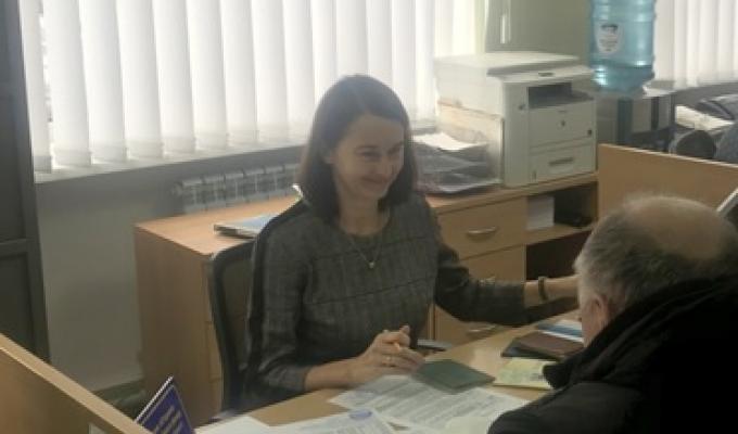 Прийом громадян в агентському пункті пенсійного фонду в приміщенні центру надання адміністративних послуг Прийом громадян в агентському пункті пенсійного фонду в приміщенні центру надання адміністративних послуг