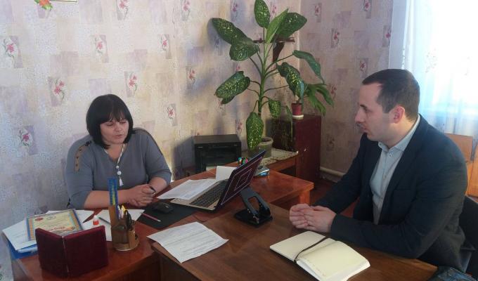 Робоча поїздка в Шпотинську сільську раду Робоча поїздка в Шпотинську сільську раду