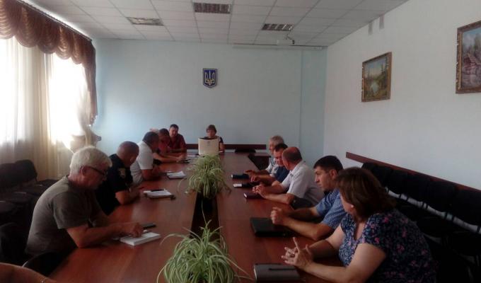 Відбулося позачергове засідання районної комісії з питань ТЕБ і НС Відбулося позачергове засідання районної комісії з питань ТЕБ і НС