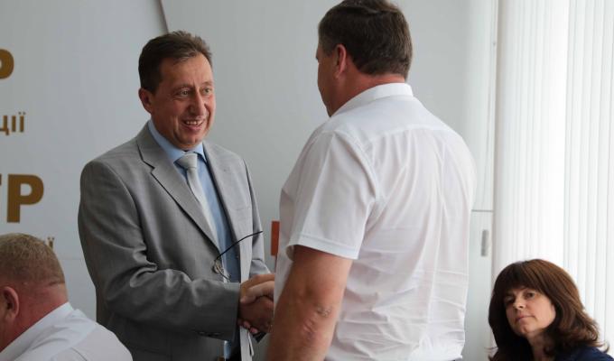 Очільник Луганщини привітав новообраних голів громад за результатами перших виборів 30 червня Очільник Луганщини привітав новообраних голів громад за результатами перших виборів 30 червня