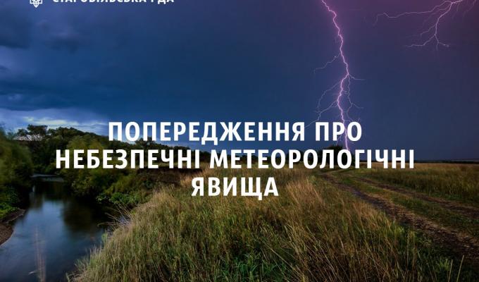 Попередження про небезпечні метеорологічні явища I рівня небезпечності Попередження про небезпечні метеорологічні явища I рівня небезпечності