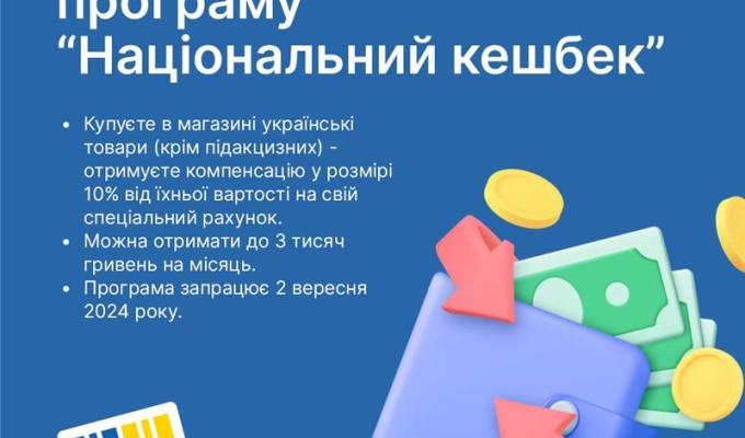 Уряд ухвалив Постанову про Національний кешбек: українці отримають компенсацію 10% за купівлю українських товарів Уряд ухвалив Постанову про Національний кешбек: українці отримають компенсацію 10% за купівлю українських товарів
