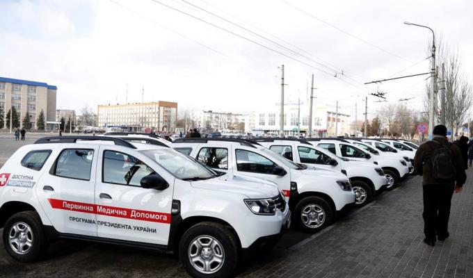 Старобільський район отримав 3 медичні автомобілі Старобільський район отримав 3 медичні автомобілі