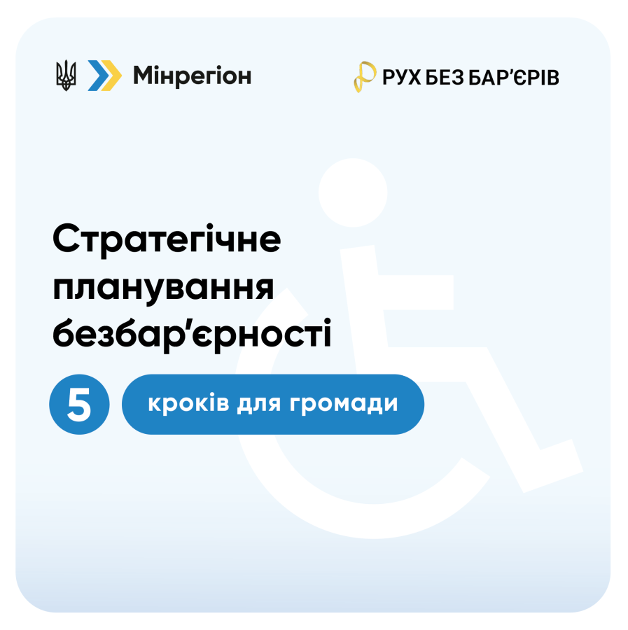 Стратегічне планування безбар'єрності