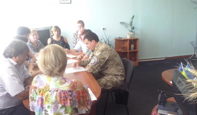 Перше засідання новоутвореної спостережної комісії при Старобільській райдержадміністрації Перше засідання новоутвореної спостережної комісії при Старобільській райдержадміністрації