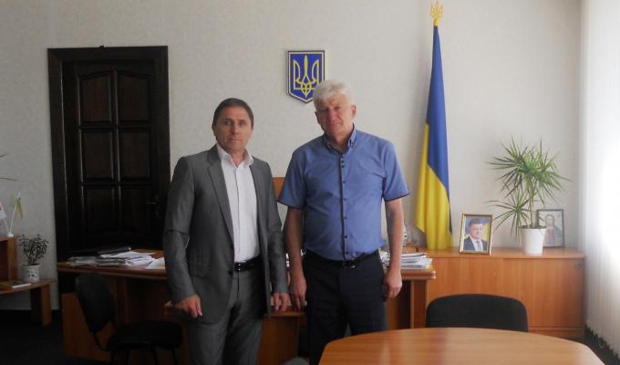 Зустріч голови Старобільської райдержадміністрації з головою Партії пенсіонерів України