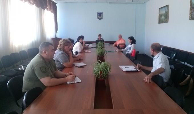 Відбулося засідання районної комісії з питань ТЕБ та НС Відбулося засідання районної комісії з питань ТЕБ та НС