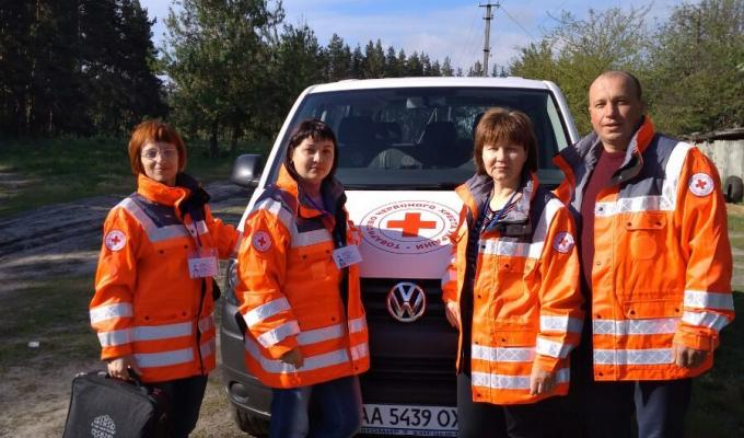 З травня місяця поточного року працює мобільна бригада Червоного Хреста З травня місяця поточного року працює мобільна бригада Червоного Хреста