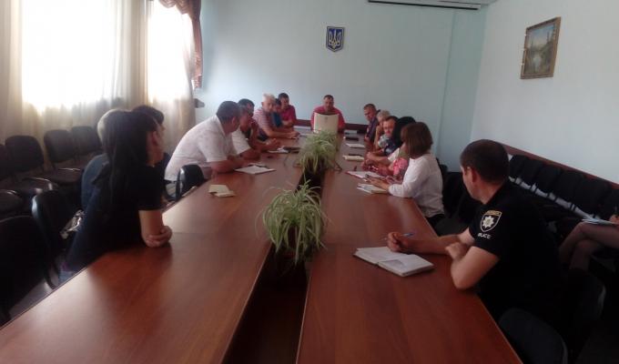 Відбулося позачергове засідання районної комісії з питань ТЕБ і НС Відбулося позачергове засідання районної комісії з питань ТЕБ і НС