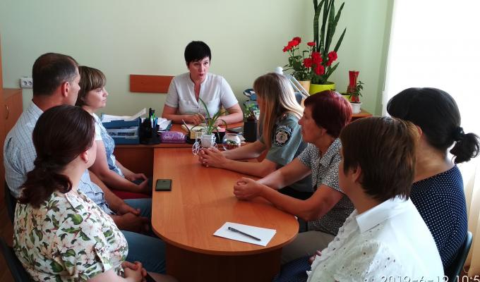Робоча зустріч колективу КУ «Терцентр» з представниками Старобільського районного відділу філії державної установи «Центр пробації» у Луганській області Робоча зустріч колективу КУ «Терцентр» з представниками Старобільського районного відділу філії державної установи «Центр пробації» у Луганській області