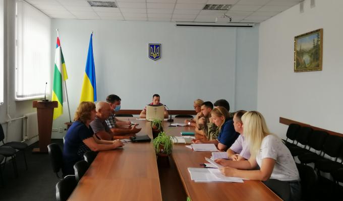 Робоча нарада з питання впорядкування місця військового поховання учасників АТО/ООС на території Старобільського району Робоча нарада з питання впорядкування місця військового поховання учасників АТО/ООС на території Старобільського району