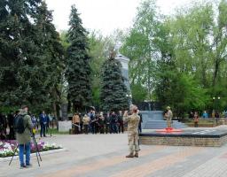 Відбувся мітинг до 76-й річниці Перемоги у Другій світовій війні