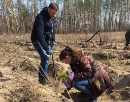 Проведено акцію «Озеленення планети» у селі Половинкине