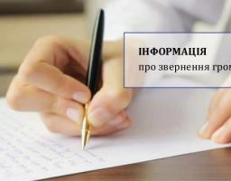 Стан розгляду звернень і запитів на інформацію  в Старобільській місцевій прокуратурі Луганської області за 2019 рік