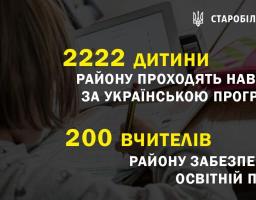 Цифра тижня. Навчальний процес в районі