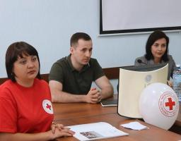 Звітно-виборча конференція Старобільської районної організації Товариства Червоного Хреста України 