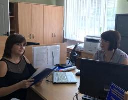 Прийом громадян спеціалістом управління Пенсійного фонду 