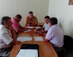 Зустріч першого заступника, в.о. голови Старобільської райдержадміністрації Калініна О.С, директора РКП "Старобільськвода" Халфіна Є.Д. з представниками Новоайдарського району 