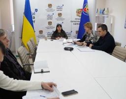 В. о. заступника голови Старобільської РВА Луганської області Ганна ГОЛЕНІЩЕВА взяла участь у засіданні Координаційного центру підтримки цивільного населення при Луганській обласній військовій адміністрації