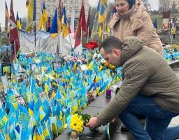 Вшанування пам'яті наших Захисників на Алеї Пам'яті з нагоди Дня Соборності України