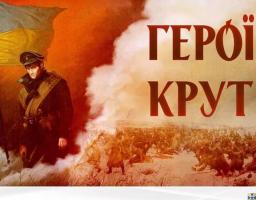 Привітання в.о.голови Старобільської районної державної адміністрації з нагоди Дня пам’яті Героїв Крут