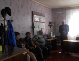 Робочий візит голови Старобільської райдержадміністрації до Шпотинської сільської ради