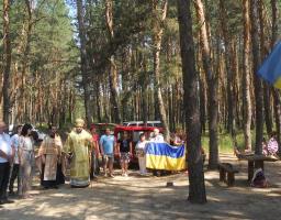 Голова райдержадміністрації взяв участь в богослужінні та освяченні місця майбутньої каплиці пам’яті українських воїнів