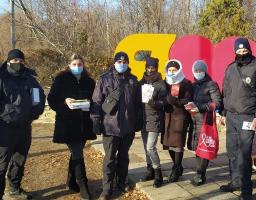 Вулична акція до Всесвітнього дня боротьби зі СНІДом
