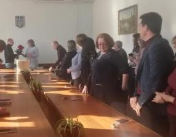 Голова та державні службовці райдержадміністрації подякували Олені Григоренко за багаторічну працю