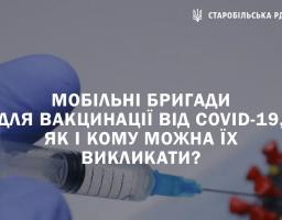 Мобільні бригади для вакцинації від COVID-19, як і кому можна їх викликати?