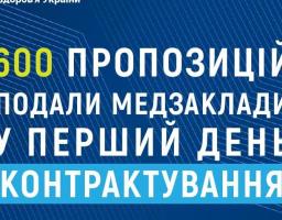 Національна служба здоров’я розпочала контрактування медзакладів на 2023 рік