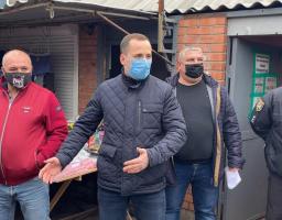 Відбулась зустріч з суб’єктами господарювання Старобільського ринку щодо протиепідемічних заходів
