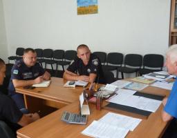 Робоча зустріч голови Старобільської РДА з представниками силових структур