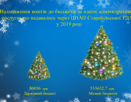 Результати діяльності центру надання адміністративних послуг у 2019 році