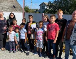 Відвідали 2 прийомні сім’ї та Дитячий будинок сімейного типу в Білолуцькій громаді