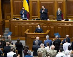 Президент України Володимир Зеленський виступив у Верховній Раді зі щорічним Посланням про внутрішнє і зовнішнє становище України