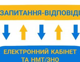 Абітурієнтам про реєстрацію електронного кабінету та складання НМТ